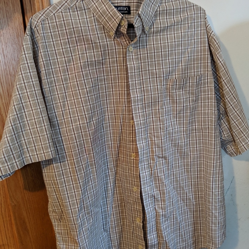 Mena puritian button up